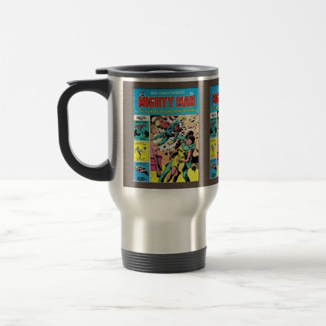 Mug De Voyage Homme puissant 4 (Gauche)