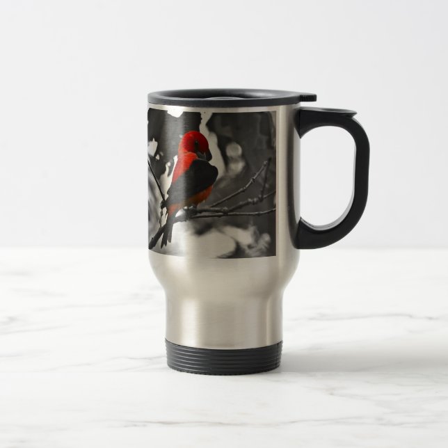 Mug De Voyage Homme Scarlet Tanager (Droit)