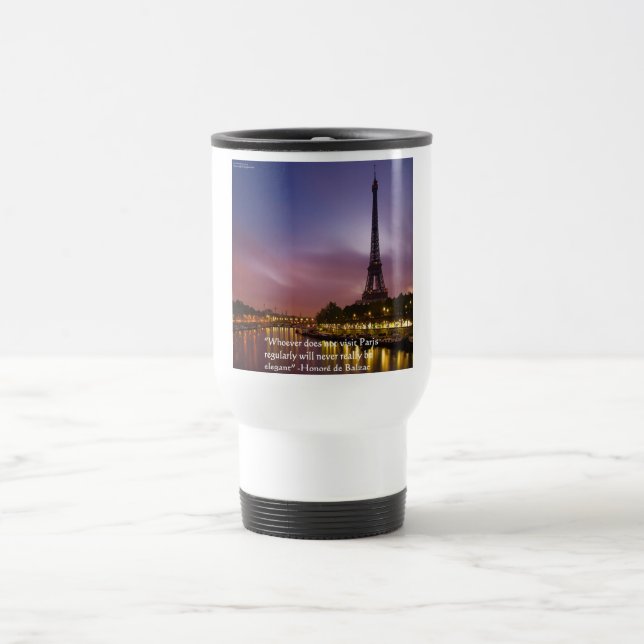 Mug De Voyage Honoré de Balzac Sur Paris France (Centre)