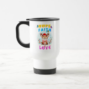 Mug De Voyage Hope Faith Love