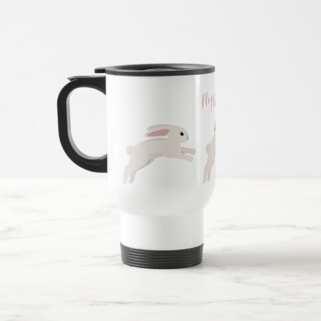 Mug De Voyage Hoppy Bunny Voyage Mug (Gauche)