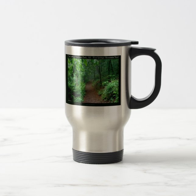 Mug De Voyage Hot Springs National Park, AR Fading Fog Gifts (Droit)