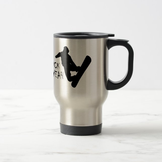 Mug De Voyage Huck Yeah (Droit)