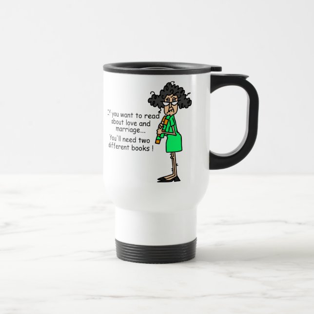 Mug De Voyage Humour d'amour et de mariage (Droite)