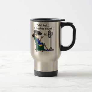 Mug De Voyage Humour de bouffée de chaleur