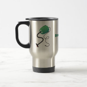 Mug De Voyage Humour de dessin animé de l'aspirateur mignon