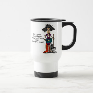 Mug De Voyage Humour de femme de charge