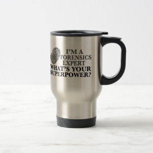 Mug De Voyage Humour d'empreintes digitales expert Forensics