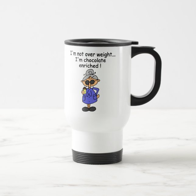 Mug De Voyage Humour enrichi par chocolat (Droite)