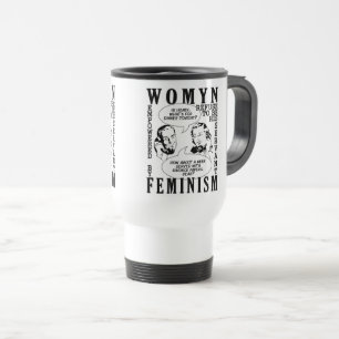 Mug De Voyage Humour féministe rétro