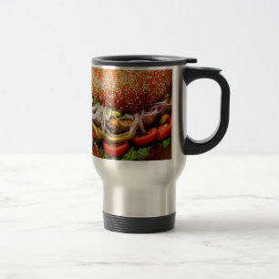Mug De Voyage humour foodie nouveauté cheeseburger hamburger