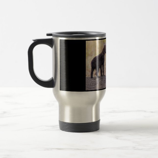 Mug De Voyage Hyena avec jeune (Gauche)