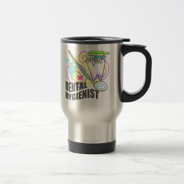 Mug De Voyage Hygiéniste dentaire (Droit)