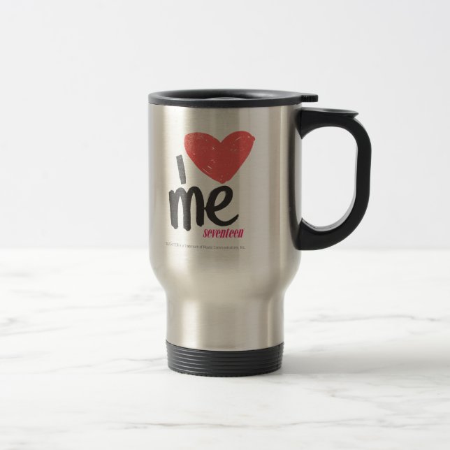 Mug De Voyage I coeur je rose (Droit)