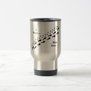 Mug De Voyage I de l'amoureux des chiens ne marchent jamais
