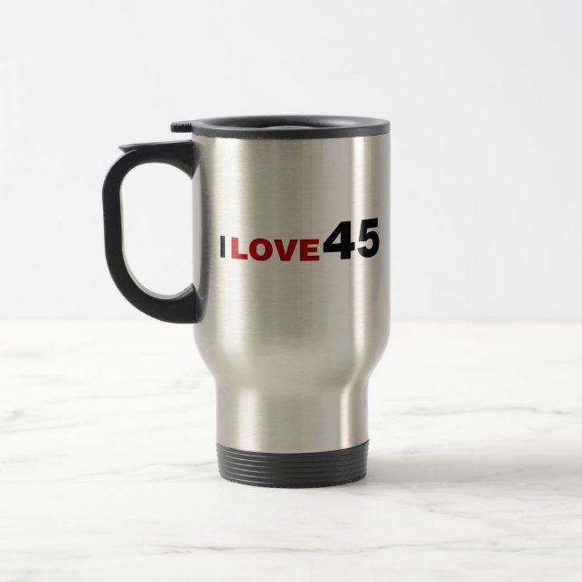 Mug De Voyage I Love 45 (Gauche)