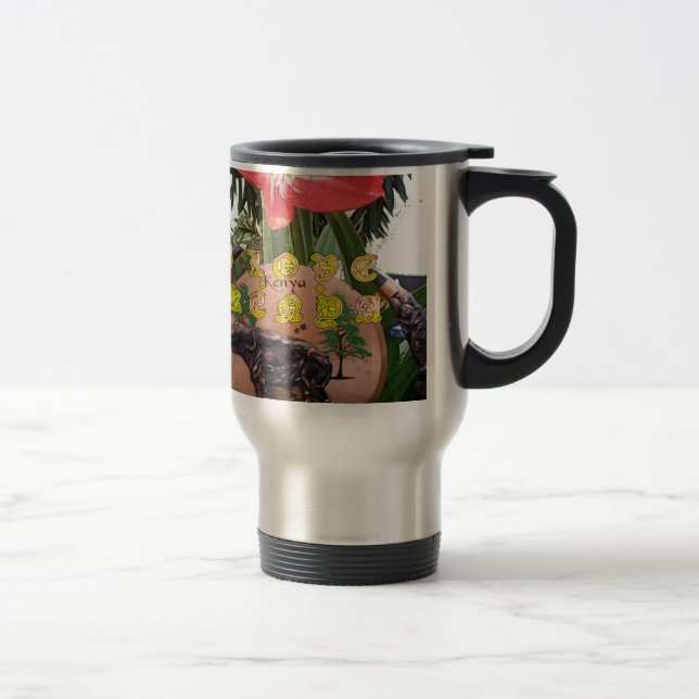 Mug De Voyage I Love kenya Hakuna Matata cadeaux (Droit)