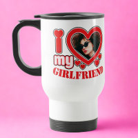 I Love My Girlfriend Photo Texte personnalisé