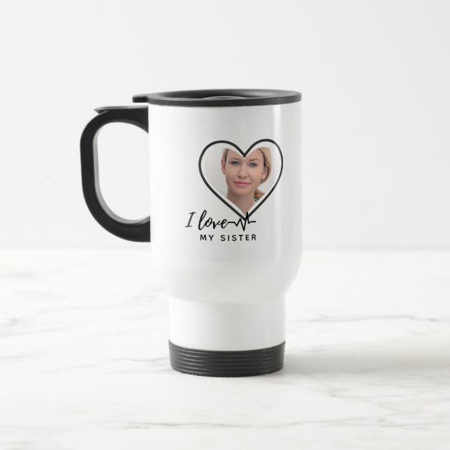 Mug De Voyage I Love My SISTER - Best Friend Personalized Gift (Gauche)