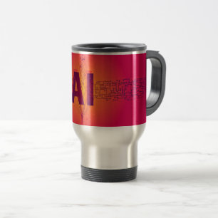 Mug De Voyage IA Intelligence Artificielle Voyage Mug