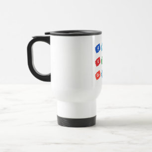 Mug De Voyage icône des médias sociaux