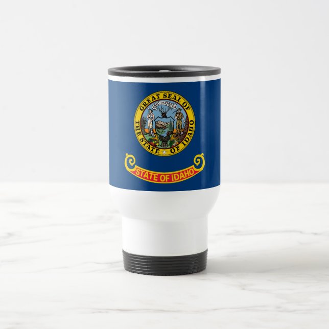 Mug De Voyage Idaho State Flag (Centre)