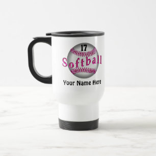 Mug De Voyage Idées de cadeaux du base-ball pour des filles ave