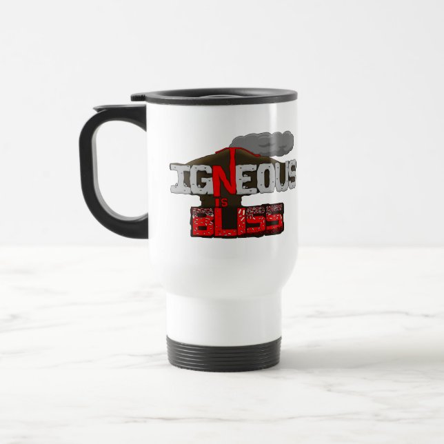 Mug De Voyage Igneous est Volcan de Félicité (Gauche)