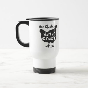 Mug De Voyage Il manque une poule pour être fou