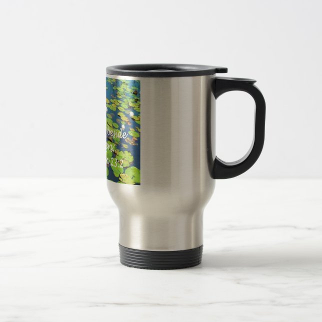 Mug De Voyage Il me mène près des eaux immobiles (Droit)