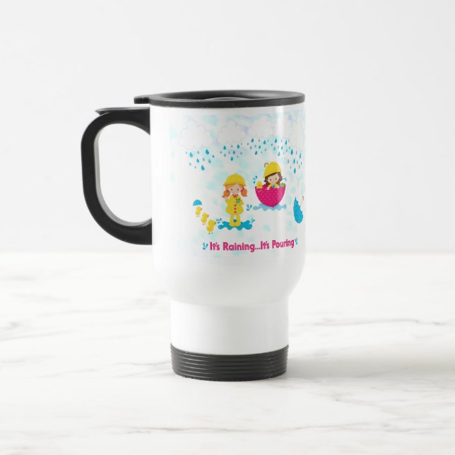 Mug De Voyage Il pleut, il pleut, il pleut (Gauche)