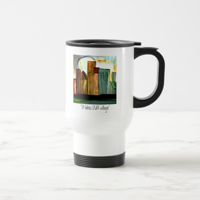 Mug De Voyage Il prend NOTRE village (Droite)