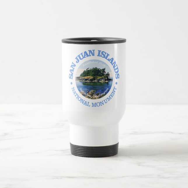 Mug De Voyage Îles San Juan (NM) (Centre)