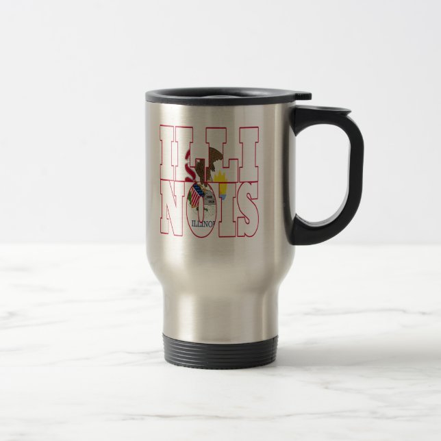 Mug De Voyage Illinois (Droit)