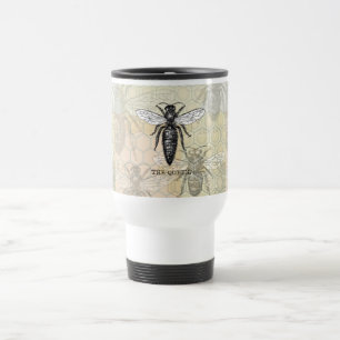 Mug De Voyage Illustration Antique d'Insecte de Bourdon Reine Ab