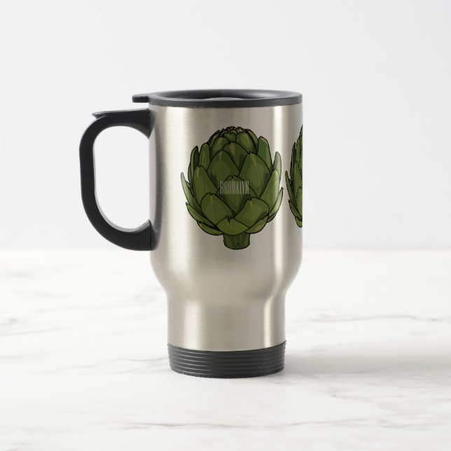 Mug De Voyage Illustration d'artiste (Gauche)