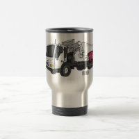 Illustration de camion à ordures