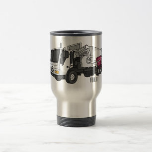 Mug De Voyage Illustration de camion à ordures