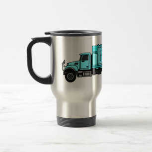 Mug De Voyage Illustration de camion à ordures