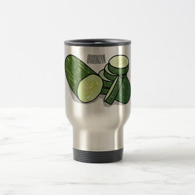 Mug De Voyage Illustration de combre (Centre)