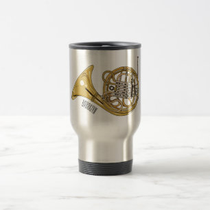 Mug De Voyage Illustration de corne française