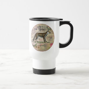 Mug De Voyage Illustration de Fox Wildlife Vintage Animal