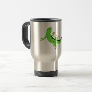 Mug De Voyage Illustration de Gecko Lizard Reptile