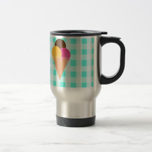 Mug De Voyage Illustration de glace colorée