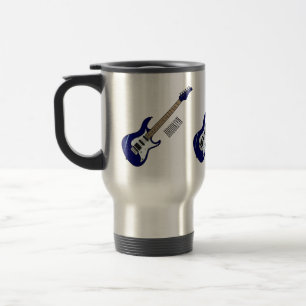 Mug De Voyage Illustration de guitare électrique
