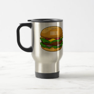 Mug De Voyage Illustration de Hamburger