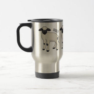 Mug De Voyage Illustration de la caricature de mouton Valais Bla