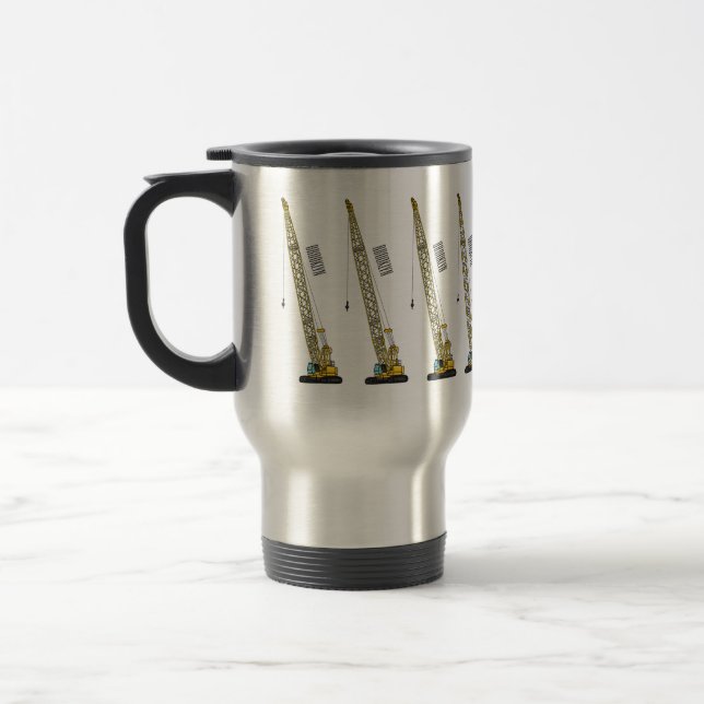 Mug De Voyage Illustration de la pelle à dragons (Gauche)