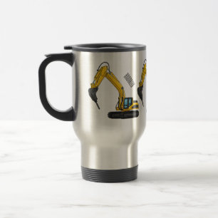 Mug De Voyage Illustration de la pelle de rupture