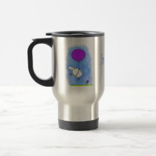 Mug De Voyage Illustration de l'humour en ballons de mouton mign